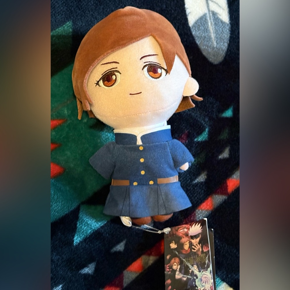 Jujutsu Kaisen Plush Toy Nobara Kugisaki Chibi Plush Crunchyroll NWT 8” - Picture 2 of 8